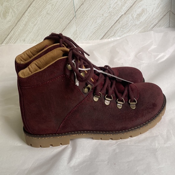 NEW Birkenstock Jackson suede hiking boots ankle short lace up 36 narrow - Picture 5 of 10